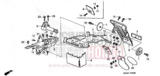 KOTFLUEGEL, HINTEN SGX50X de 1999